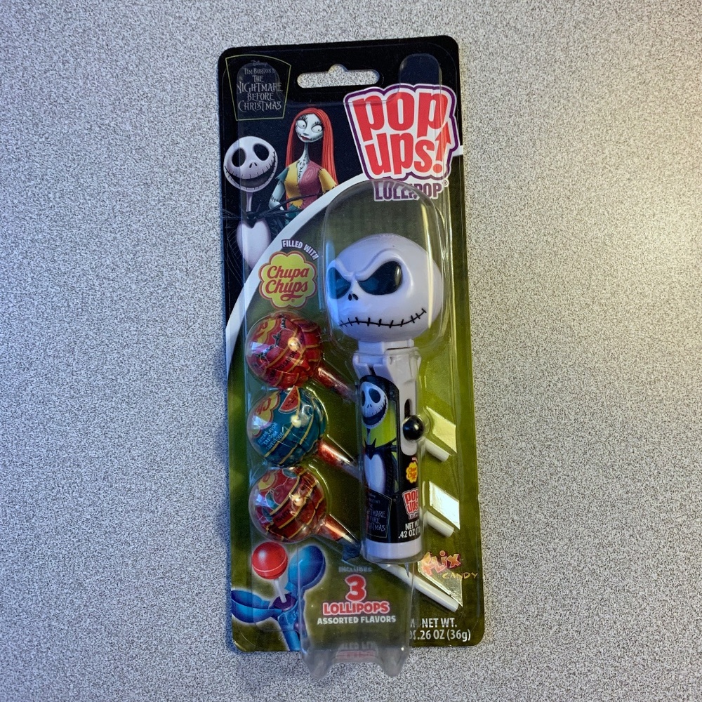 Tim Burton's The Nightmare Before Christmas Pop Ups Lollipop - Unopened